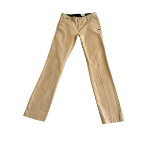 Fox Racing Selecter Pants Womens Beige Size 14 27 Slim Stretch